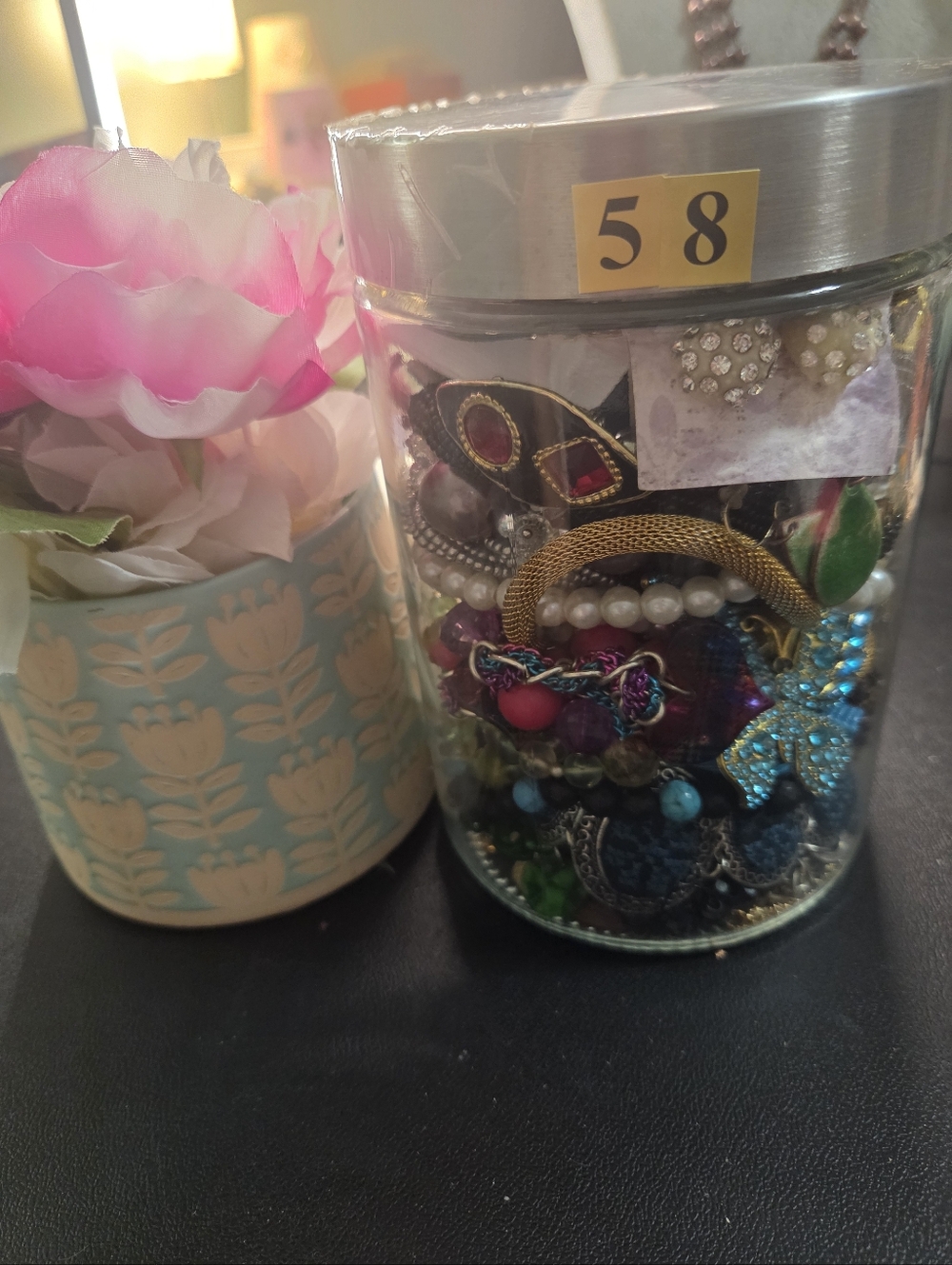 #58 Mystery Large Jewelry Jar- All Wearable - 3.515 lbs.
